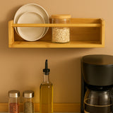 PABLITO AHŞAP BAMBU DUVAR RAFI