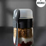 QLUX L-00977 2 BÖLMELİ BOMONTİ BOWL YOĞURT KABI