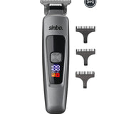 SİNBO SHC-1910 USB ŞARJLI & LCD GÖSTERGELİ SAÇ & SAKAL KESME TIRAŞ MAKİNESİ