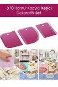 3 PARÇA HAMUR KESİCİ & KAZIYICI