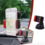 Araç İçi Torpido ve Cam Vakumlu Telefon Tutucu