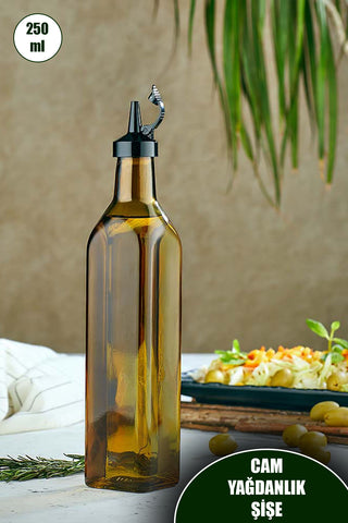 QLUX C-00407 250 ML CAM ORGANİK YAĞDANLIK ŞİŞE