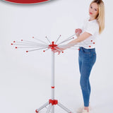 360° Dönerli 16 Kollu Çamaşırlık