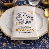 25 li Cami Kubbe Desen Konuşan Sunumluk Dekoratif Motto Peçete