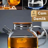 İBİCO 1000 ML CAM DEMLİK