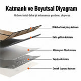 Kendinden Yapışkanlı Isı Ses Yalıtımlı 3D Ahşap Dokulu Duvar Paneli 30x275 cm-0,85 m²