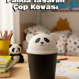 QLUX L-00988 PANDA MİNİ MASA ÜSTÜ ÇÖP KOVASI