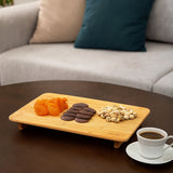 PABLITO DİKDÖRTGEN AYAKLI BAMBU AHŞAP KESİM PANOSU