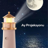 Deniz Feneri Görünümlü Bluetoothlu Hoparlör Ve Gece Lambası