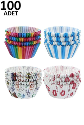 100 ADET MİNİ MUFFİN KEK KALIBI