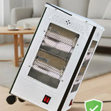 Kiwi Quartz Isıtıcı 5 Yönlü Isıtma & Enerji Tasarruflu Kuvars Tüp & Taşınabilir Tasarım