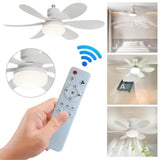 5 Fan Kanat ve Işıklı Uzaktan Kumandalı Tavan Tipi Vantilatör