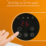 KİWİ KHT-8490 KLİMA TİPİ KUMANDALI ISITICI FAN
