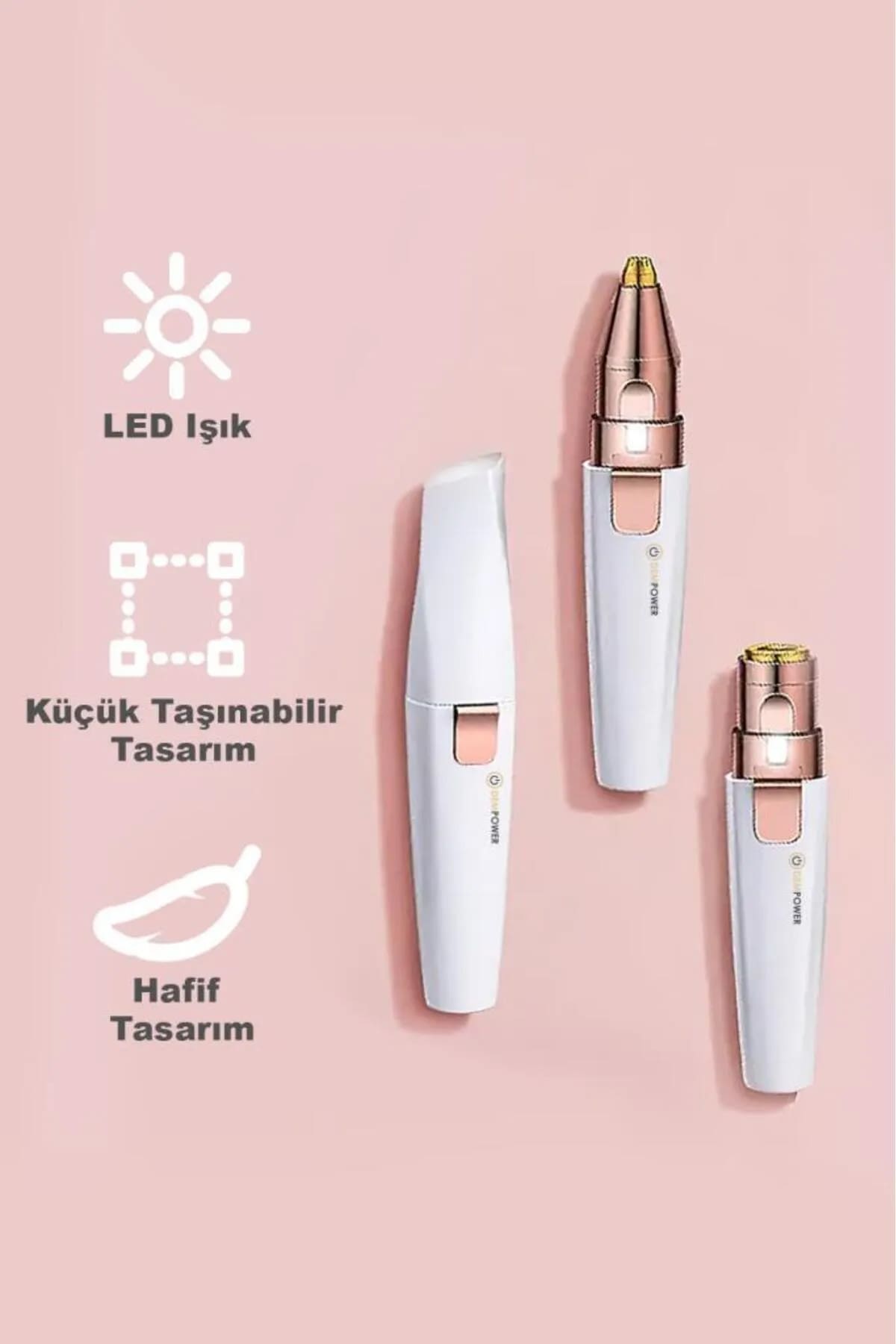 👝2 BAŞLIKLI FLAWLESS EPİLATÖR - dibidip 