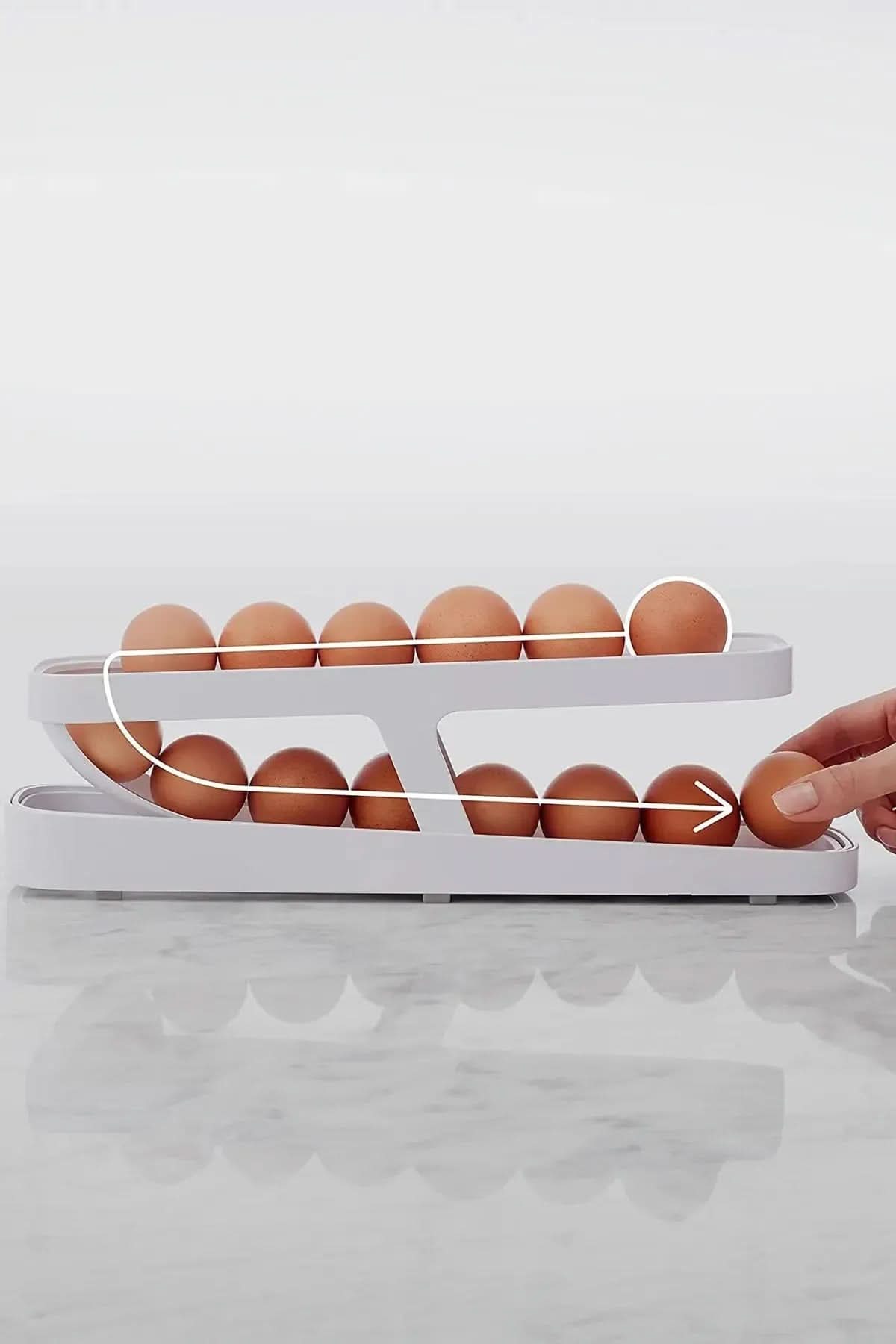 🥚2 KATLI YUMURTA ORGANİZER - dibidip 