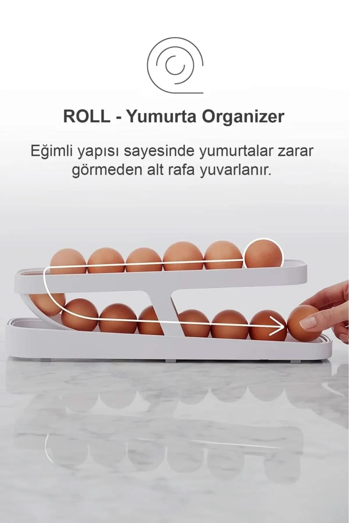 🥚2 KATLI YUMURTA ORGANİZER - dibidip 