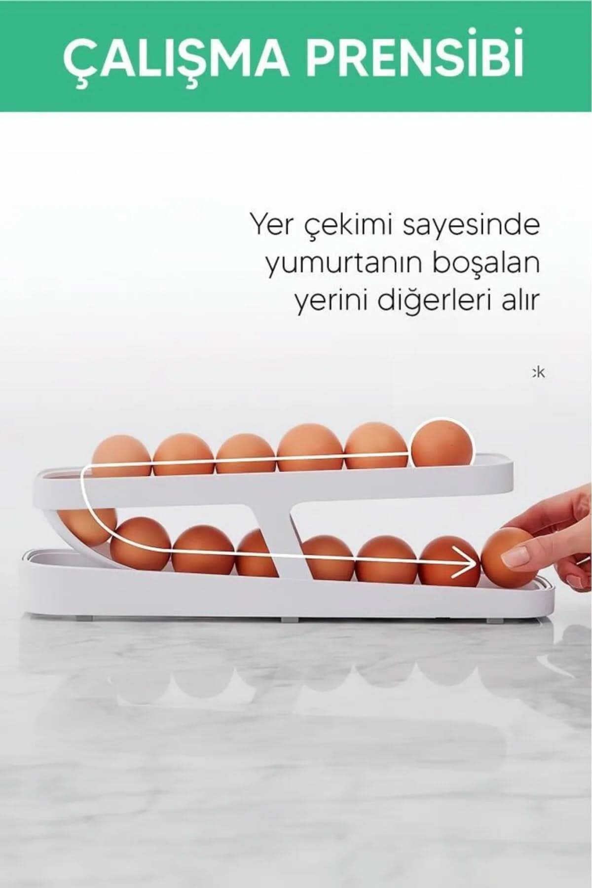 🥚2 KATLI YUMURTA ORGANİZER - dibidip 