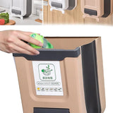 Katlanabilir Askılı 6 Litre Çöp Kovası