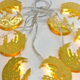 CAMİ 2 MİNARE AY YILDIZ MODE GOLD METAL PİLLİ DEKORATİF RAMAZAN LED IŞIK & LAMBA