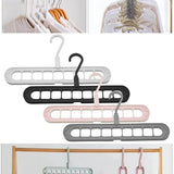 5 Adet Çok Fonksiyonlu Dolap Içi Düzenleyici Organizer Sihirli Askı Tişört Gömlek Elbise Askısı