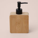 İBİCO DİKDÖRTGEN AHŞAP BAMBU SIVI SABUNLUK