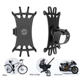 Esnek Silikon Örümcek Bisiklet & Motosiklet Telefon Tutucu