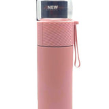 NEWLİFE 380ML SÜZGEÇLİ CAM KAPAKLI ÇELİK BİTKİ ÇAY TERMOSU