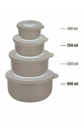 QLUX L-00989 BOWL KAPAKLI SAKLAMA KABI SETİ