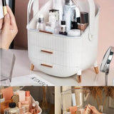 2 ÇEKMECELİ FANUSLU KOZMETİK & TAKI ORGANİZERİ