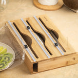 Bambu 3 lü Streç Film Ve Folyo Kesici Düzenleyici, Streç Folyo Kutusu