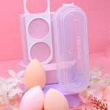 ✨3'LÜ STANDLI SARI MAKYAJ SÜNGER SETİ - dibidip 