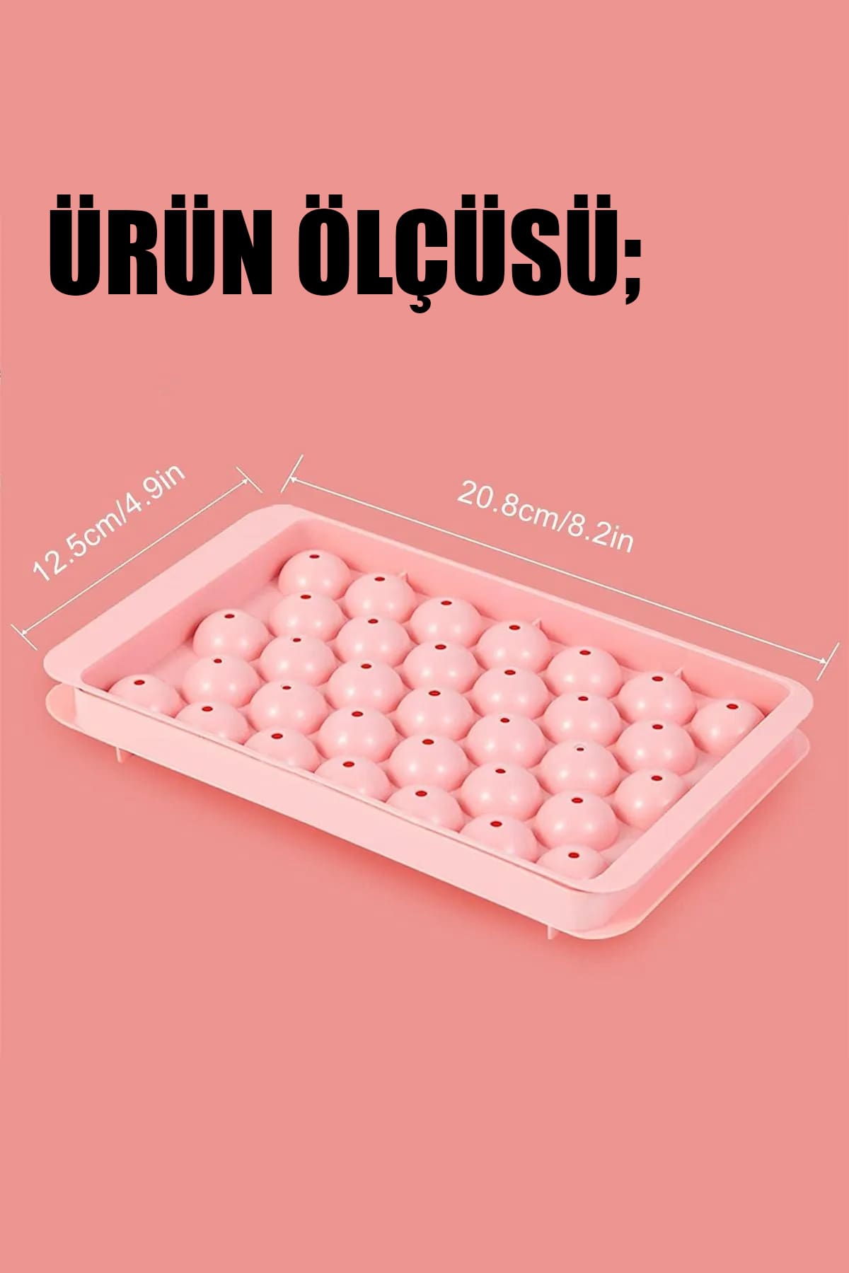 🧊33'LÜ HAZNELİ KÜRE BUZ KALIBI - dibidip 