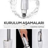 🧹360° DÖNEN SU PÜSKÜRTMELİ MOP - dibidip 