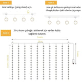 3X3 METRE USB & KUMANDALI LED DEKOR LAMBA