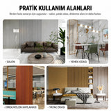 Kendinden Yapışkanlı Isı Ses Yalıtımlı 3D Ahşap Dokulu Duvar Paneli 30x275 cm-0,85 m²