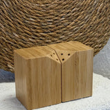 PABLITO 2 PARÇA MIKNATISLI İKİZ AHŞAP BAMBU BAHARATLIK & TUZLUK