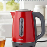 SİNBO SK-8031 KIRMIZI ÇELİK KETTLE SU ISITICISI