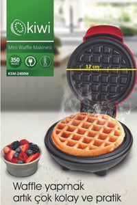 KİWİ KSM-2400W MİNİ WAFFLE MAKİNESİ