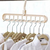 5 Adet Çok Fonksiyonlu Dolap Içi Düzenleyici Organizer Sihirli Askı Tişört Gömlek Elbise Askısı