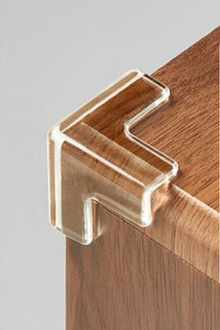 8 li Set Silikon Şeffaf Masa Kenarı Koruma Aparatı