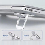 2 Adet 2 Kademeli Yükseltme Ayarlı Laptop Standı