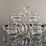 6 PARÇA 3 BOĞUMLU ŞERİTLİ KAHVE YANI CAM BARDAK