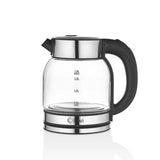 KİWİ KK-3333 SÜRAHİ MODEL 1.8 LT CAM KETTLE SU ISITICI