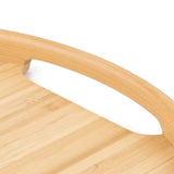 PABLITO OVAL & 3 BOY BAMBU AHŞAP TEPSİ SETİ