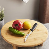 PABLITO YUVARLAK AYAKLI BAMBU AHŞAP KESİM PANOSU