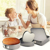 3 PARÇA METAL & KELEPÇELİ KEK KALIP SETİ