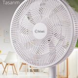 KİWİ KFAN-7627 41CM 3 KADEMELİ EV TİPİ AYAKLI VANTİLATÖR