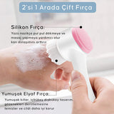 Çift Taraflı 3D Yüz Bakım Fırçası
