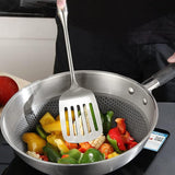 NEWLİFE ÇELİK METAL DELİKLİ SERVİS SPATULASI