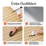 Kendinden Yapışkanlı Isı Ses Yalıtımlı 3D Ahşap Dokulu Duvar Paneli 30x275 cm-0,85 m²